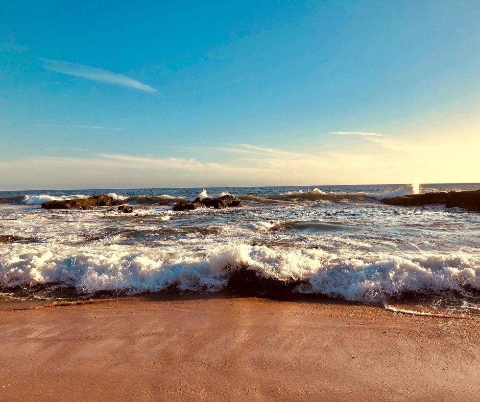 Waves at Cerritos Beach in Mazatlan.